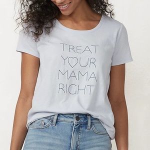 Lauren Conrad “Treat Your Mama Right” Graphic Tee
